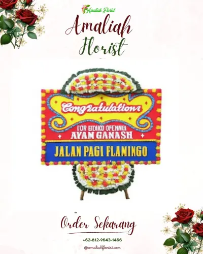 Bunga Papan Congratulation di Sumber Wetan